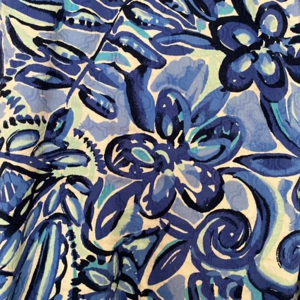 NWT Lilly Pulitzer Kelly High Rise Ankle Pant Blue